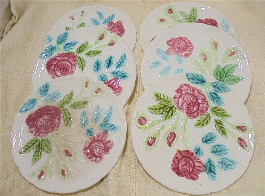 Assiettes barbotine