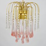 Chandelier designed by P. Venini, Italy, 1970s