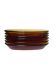 Set of 6 Duralex ramekins / ice cream cups – stackable amber glass