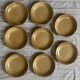 8 assiettes creuse en grès de Berne vintage