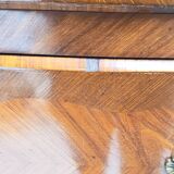 Louis XV style chest of drawers in precious wood veneer.