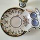 Geo Martel egg service Desvres no. 1687 – Lambrequin decoration