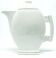Flat jug, mid-century modern, porcelain, Ćmielów, Poland, 1930s