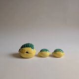 Set barbotine citron, saucière, poivrier et salière