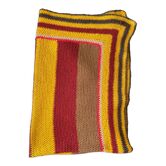 Wool patchwork plaid