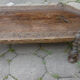 Ancient indian coffee table - massive teak