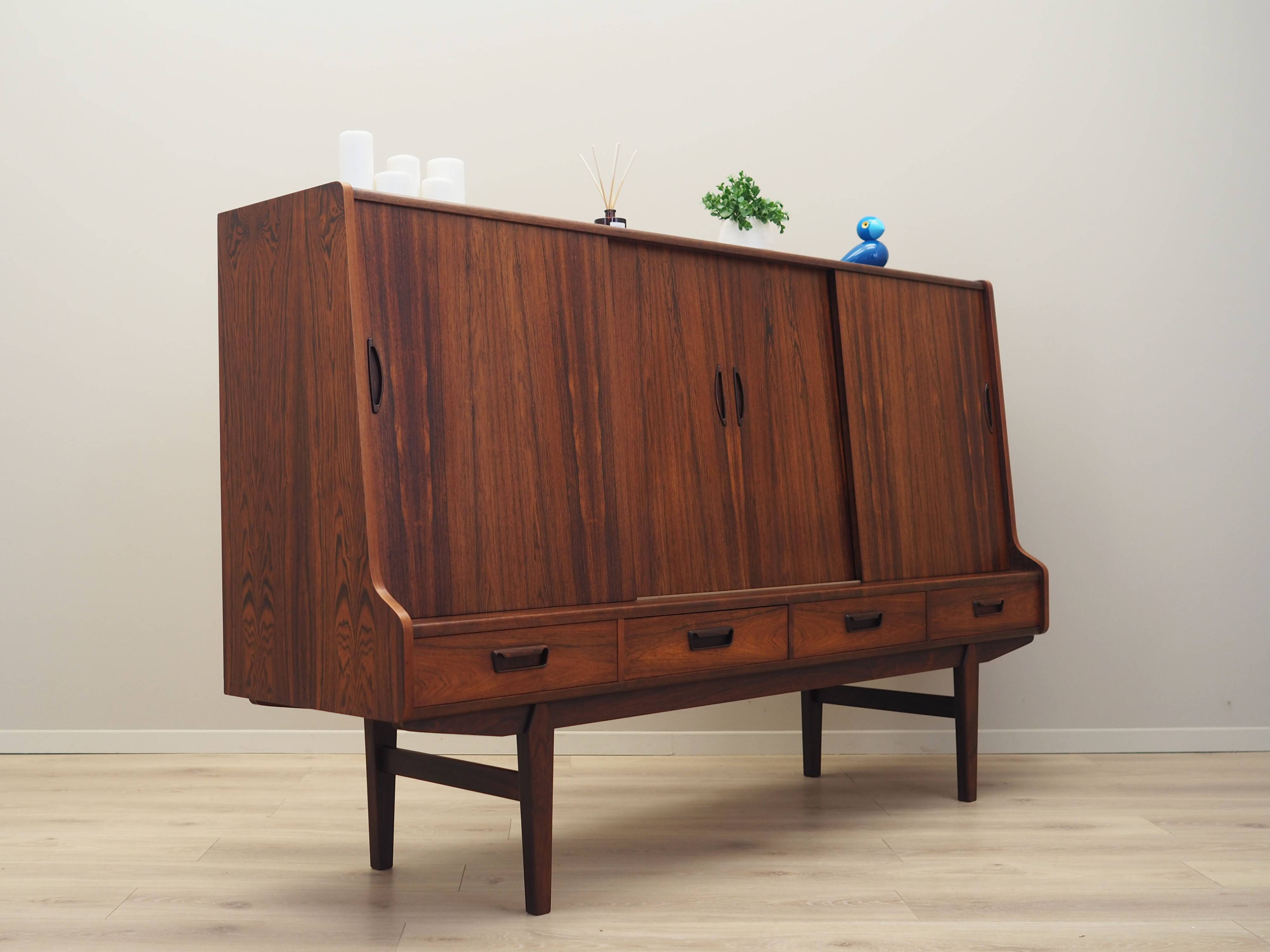 Rosewood highboard, Danish design, 1960s, production: Denmark