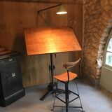 Old drawing table "La mappemonde" 1932