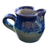 Small blue pitcher