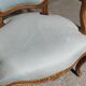 Fauteuils cabriolet Louis XV retapissés