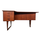 Vintage retro Danish mid-century boomerang desk 1960s
