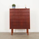 Teak chest of drawers, Danish design, 1970s, production: Denmark