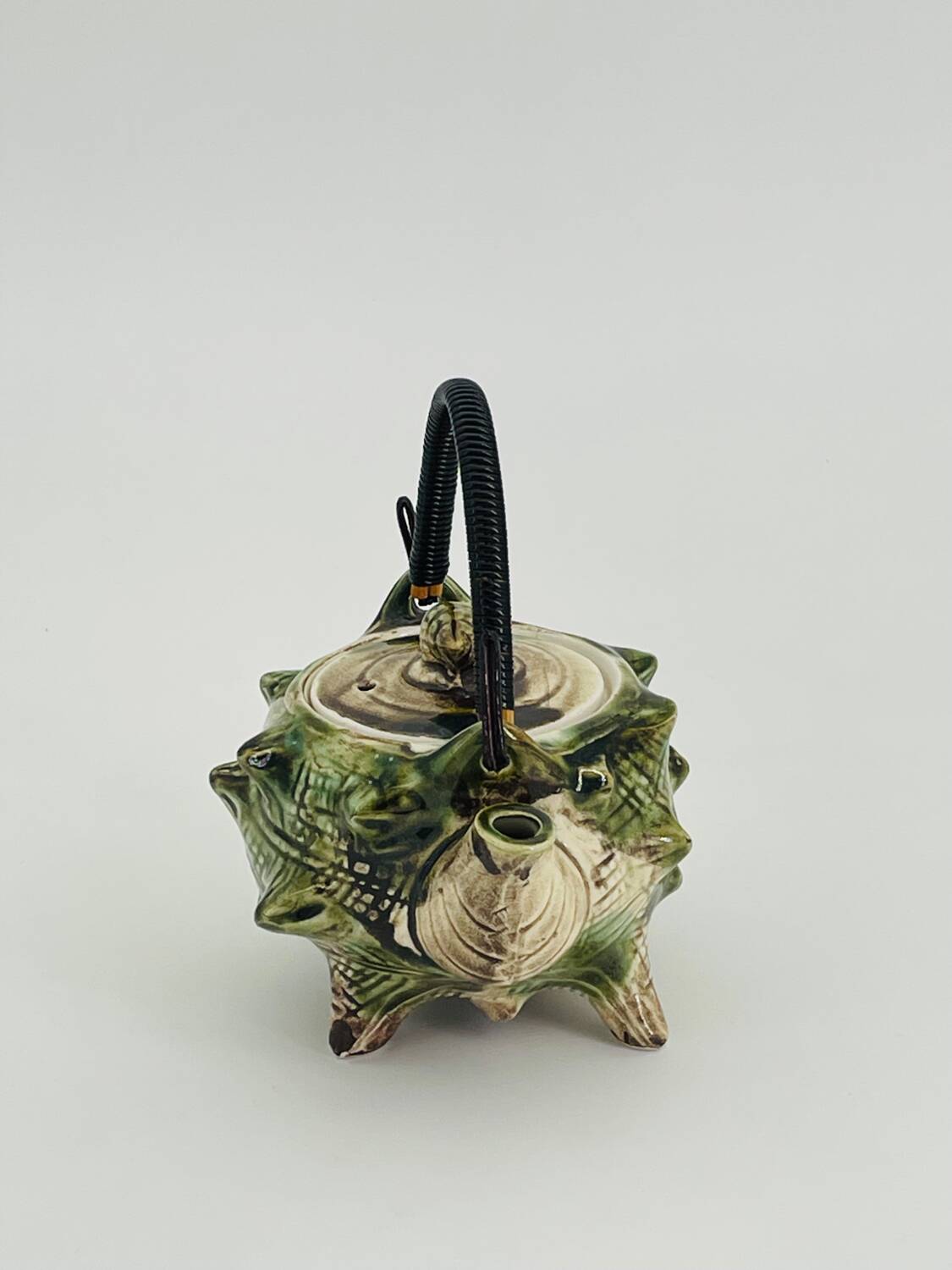 Petite théière coquillage en céramique