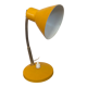 Table lamp années 60 in sheet metal yellow