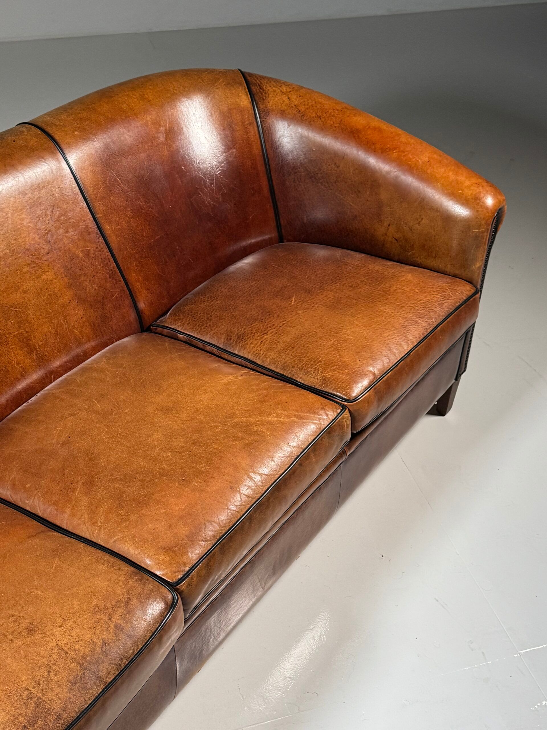 Sheepskin 3-seater classic sofa