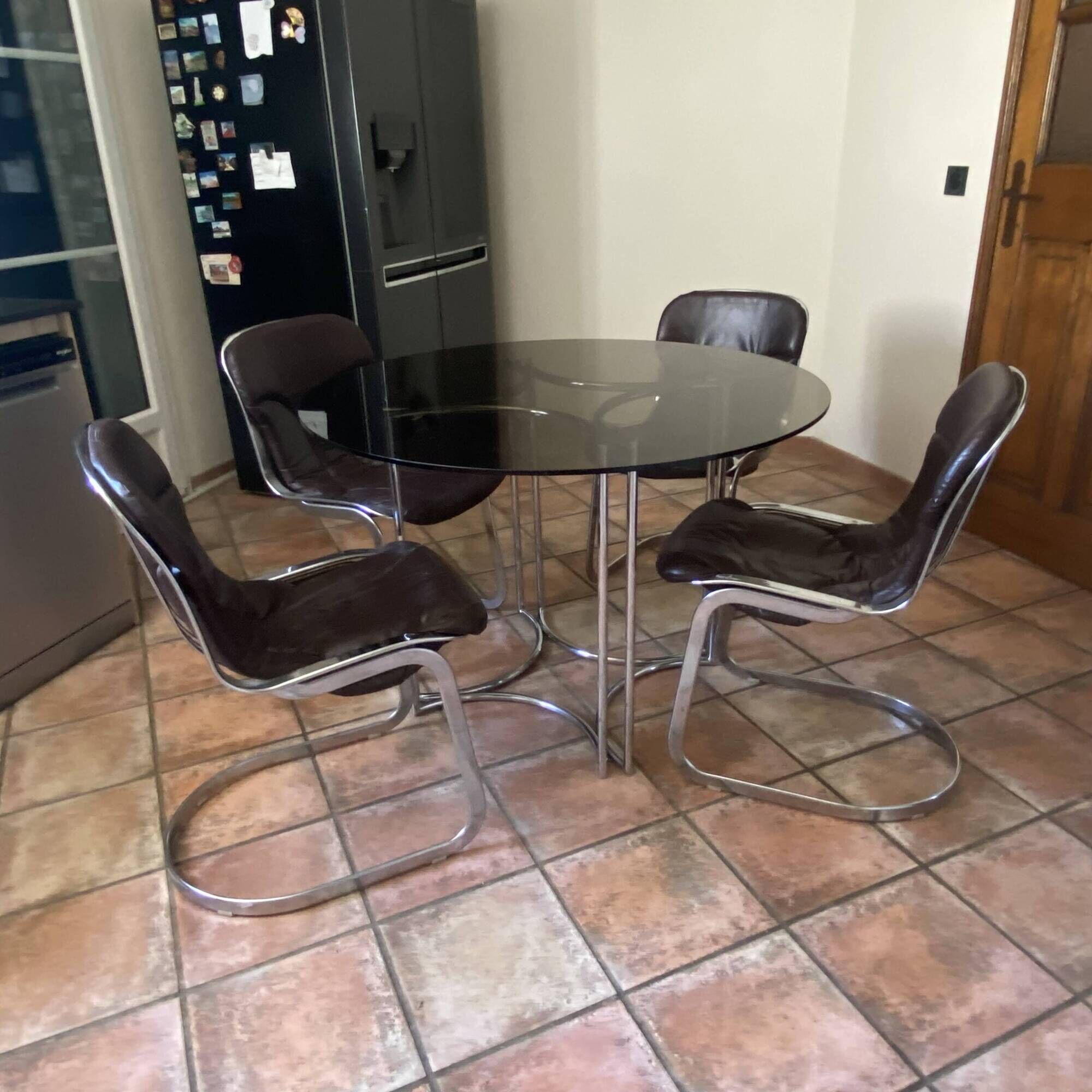 Table La Metal Arredo Paderno. 1970. Space age