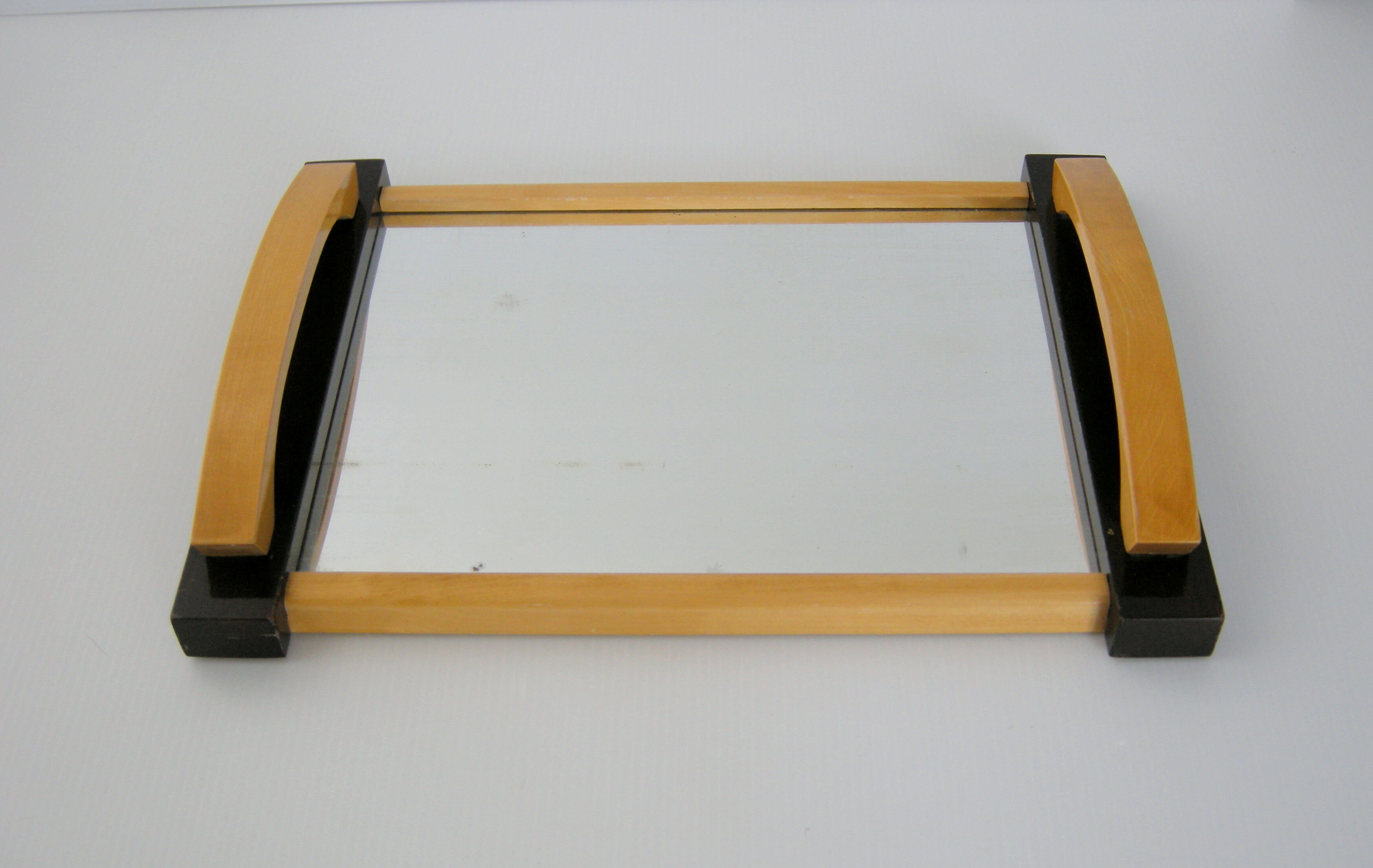 Plateau miroir apéritif 1950
