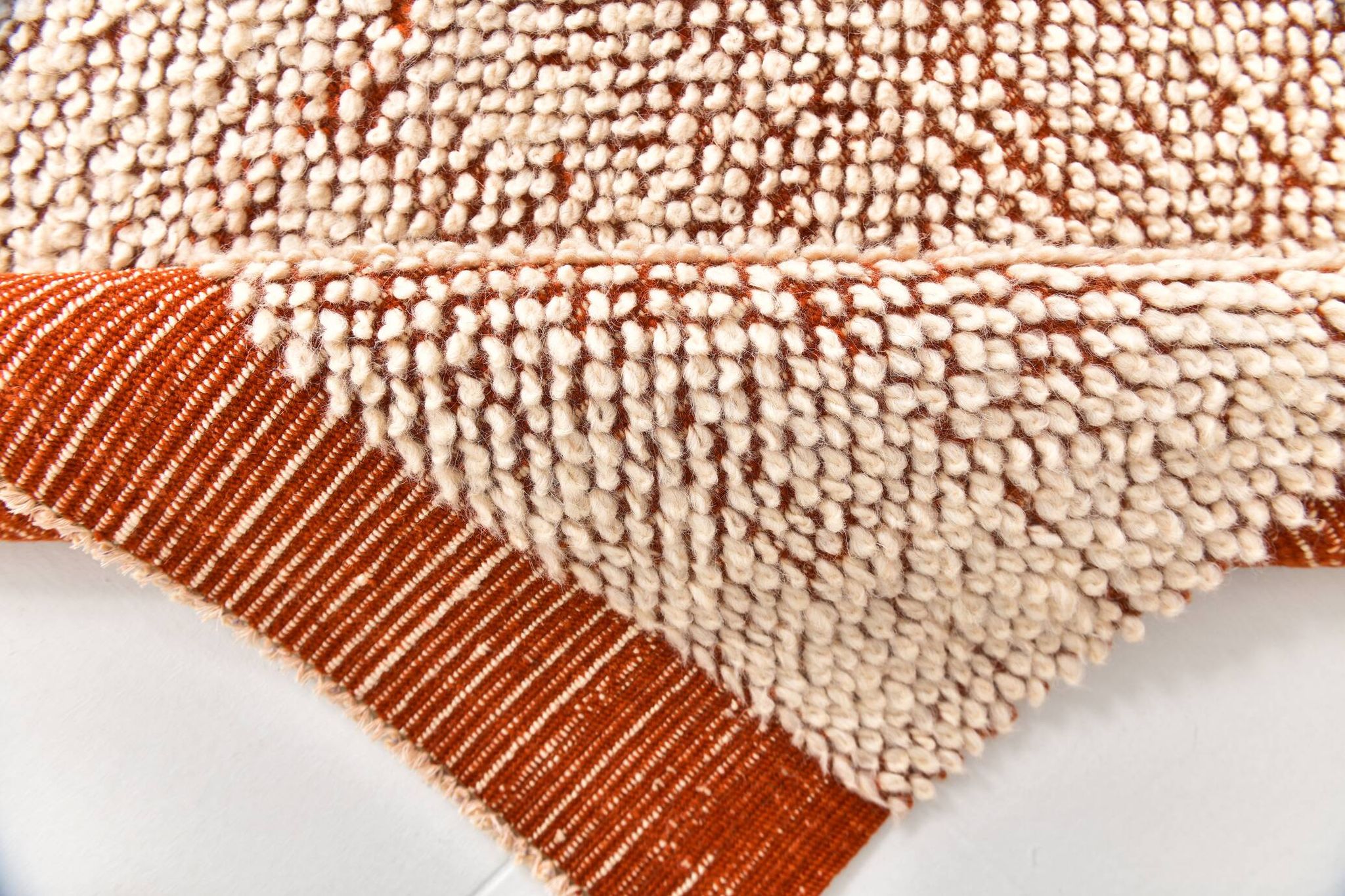 6x10 Terracotta Vintage Kilim Rug, 195x300Cm