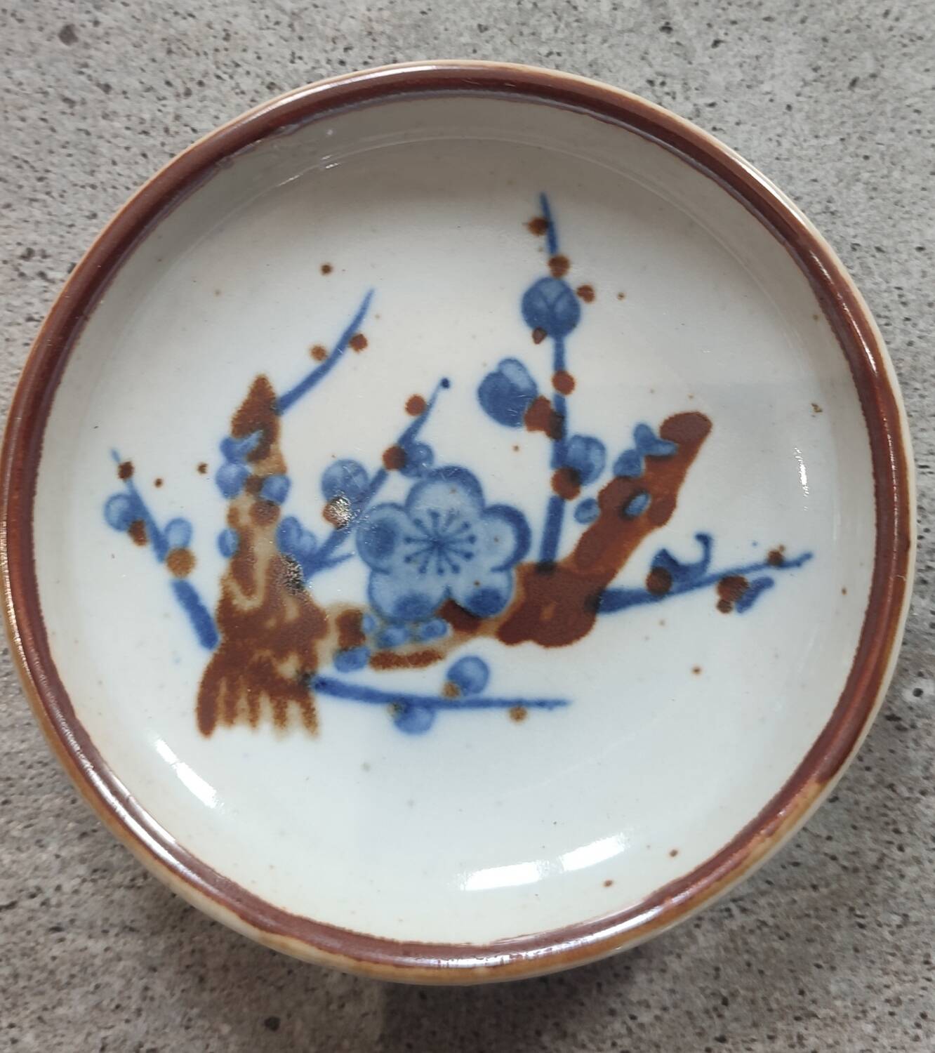 Vintage Japanese "Mamezara" Bowls, Crown Signature