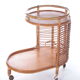 Vintage bamboo bar trolley original french from the 1960s