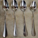 Set of 6 teaspoons in silver metal 18gr