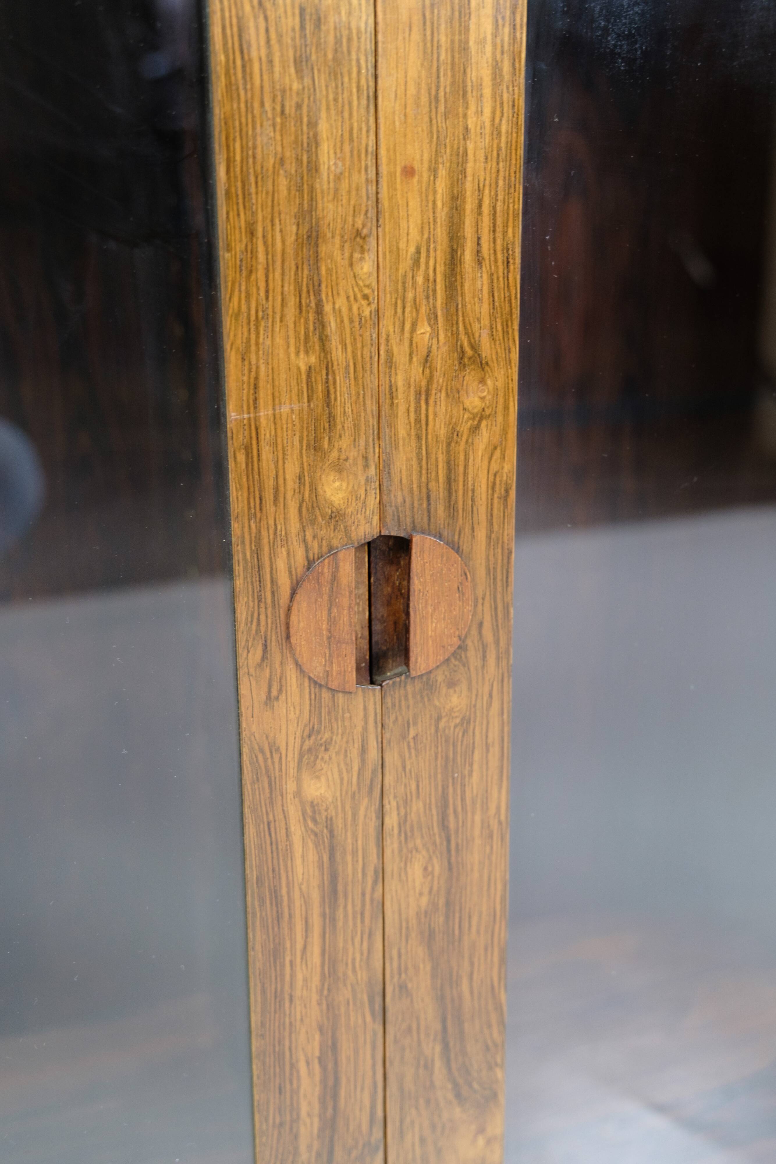 Display Cabinet Made In Rosewood, Danish Design From 1960s