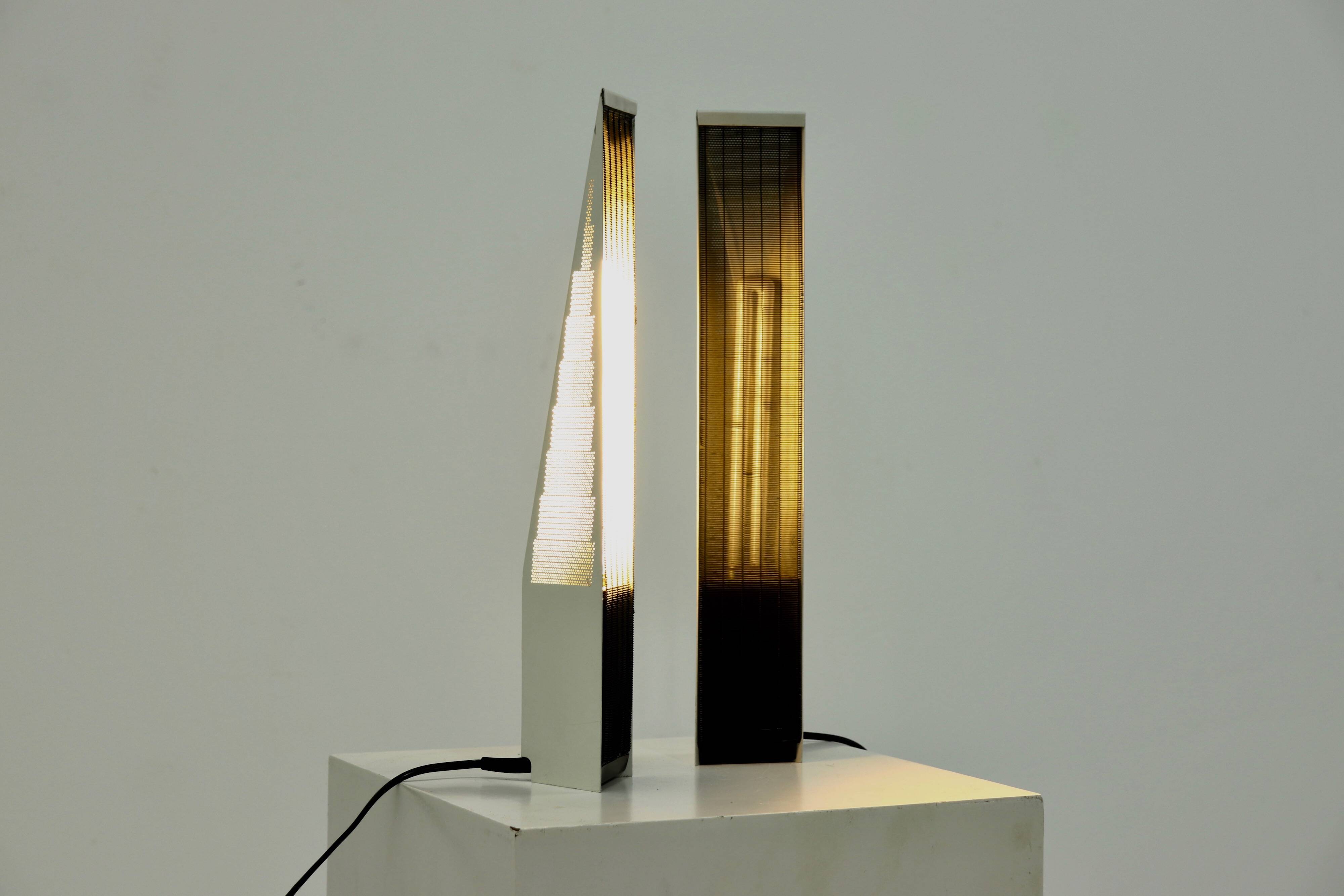 Paire de lampes Bishop par Mart van Schijndel pour Martech, 1981