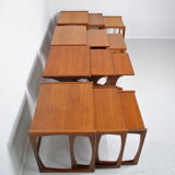 Gplan teak trundle table 1970