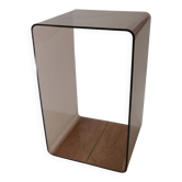 Table d'appoint vintage plexiglas années 70 1970 design Michel Dumas