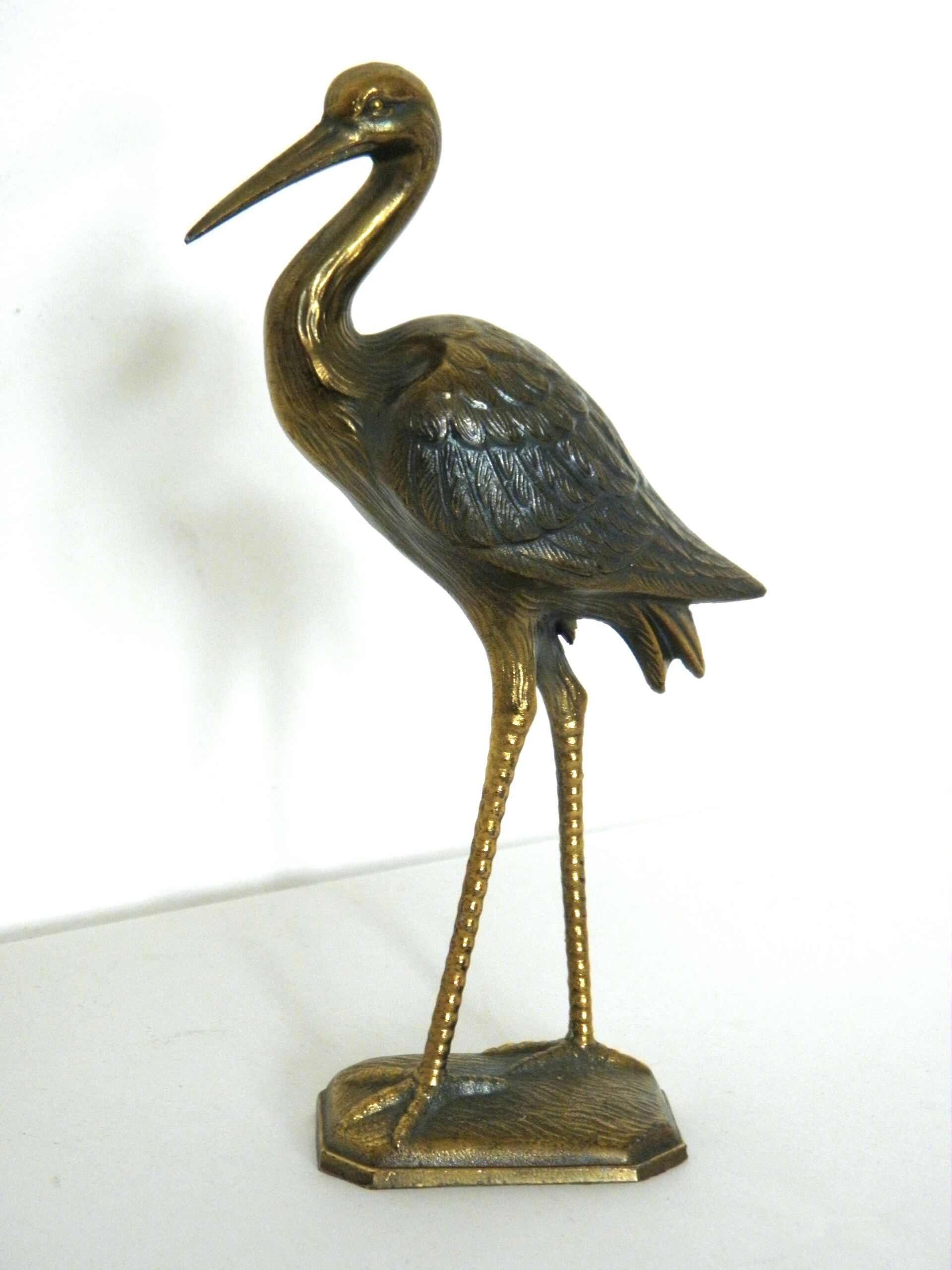 Heron 17 cm brass 70s