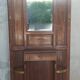 Art Deco coat rack in oak