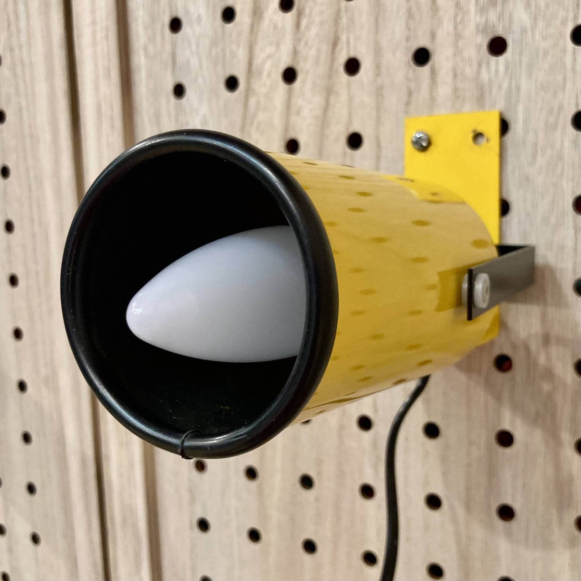 Pair of wall lights 1950 industrial design.