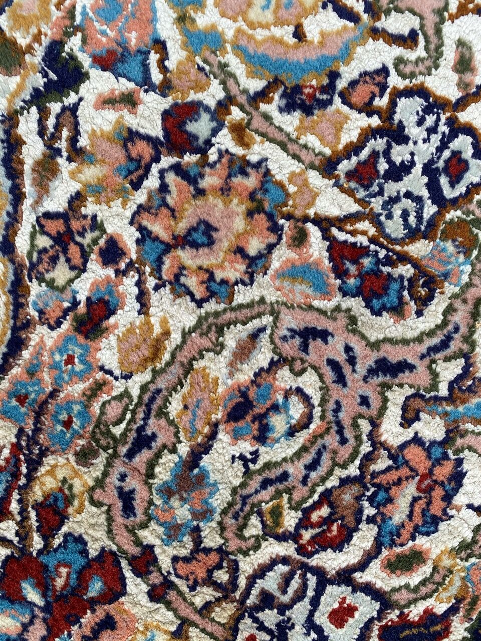 Carpet India Punjab wool and silk 120x190 cm