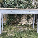 Vintage grey patinee console