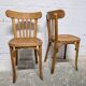 Duo of Baumann bistro chairs N°108