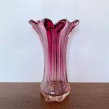 Pink vase of  Fratelli Toso - chambord