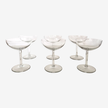 Set of 6 champagne glasses H12,5cm