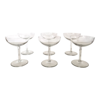 Set de 6 coupes à champagne H12,5cm