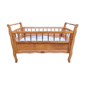 Wooden cot, vintage, 50s
