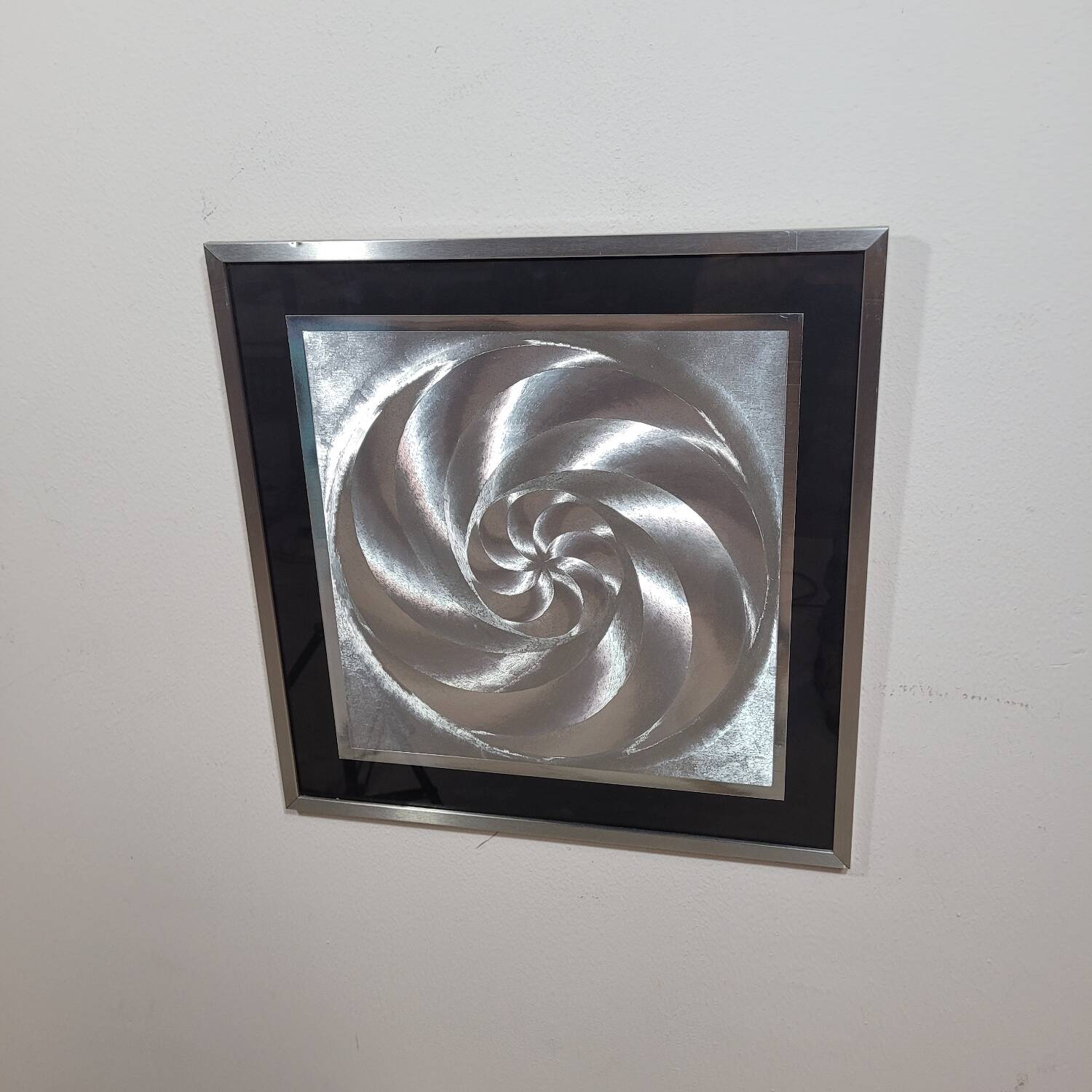 Vintage kinetic painting from the 1970s