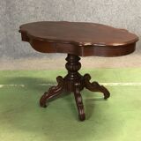 Table Louis Philippe violin late XIXth mahogany