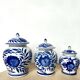 Covered pots porcelain sweet jars