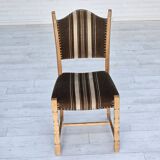 1970s, set 6 pcs of Danish dinning chairs, original good condition.