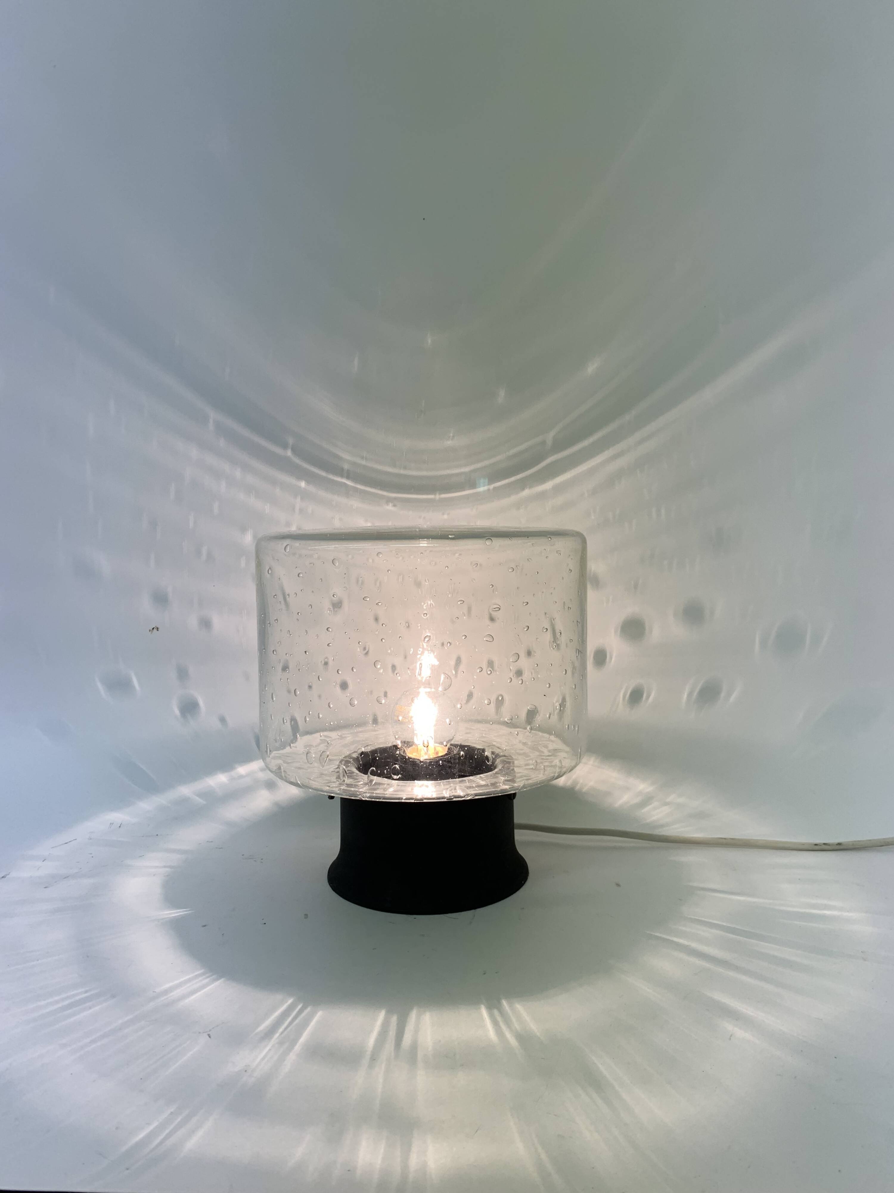 Mid-century design glass ceiling lamp, 1960’s