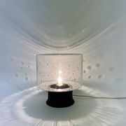 Plafonnier en verre design du milieu du siècle, années 1960