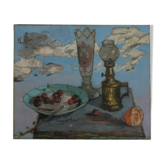 Still life signed Françoise Adnet