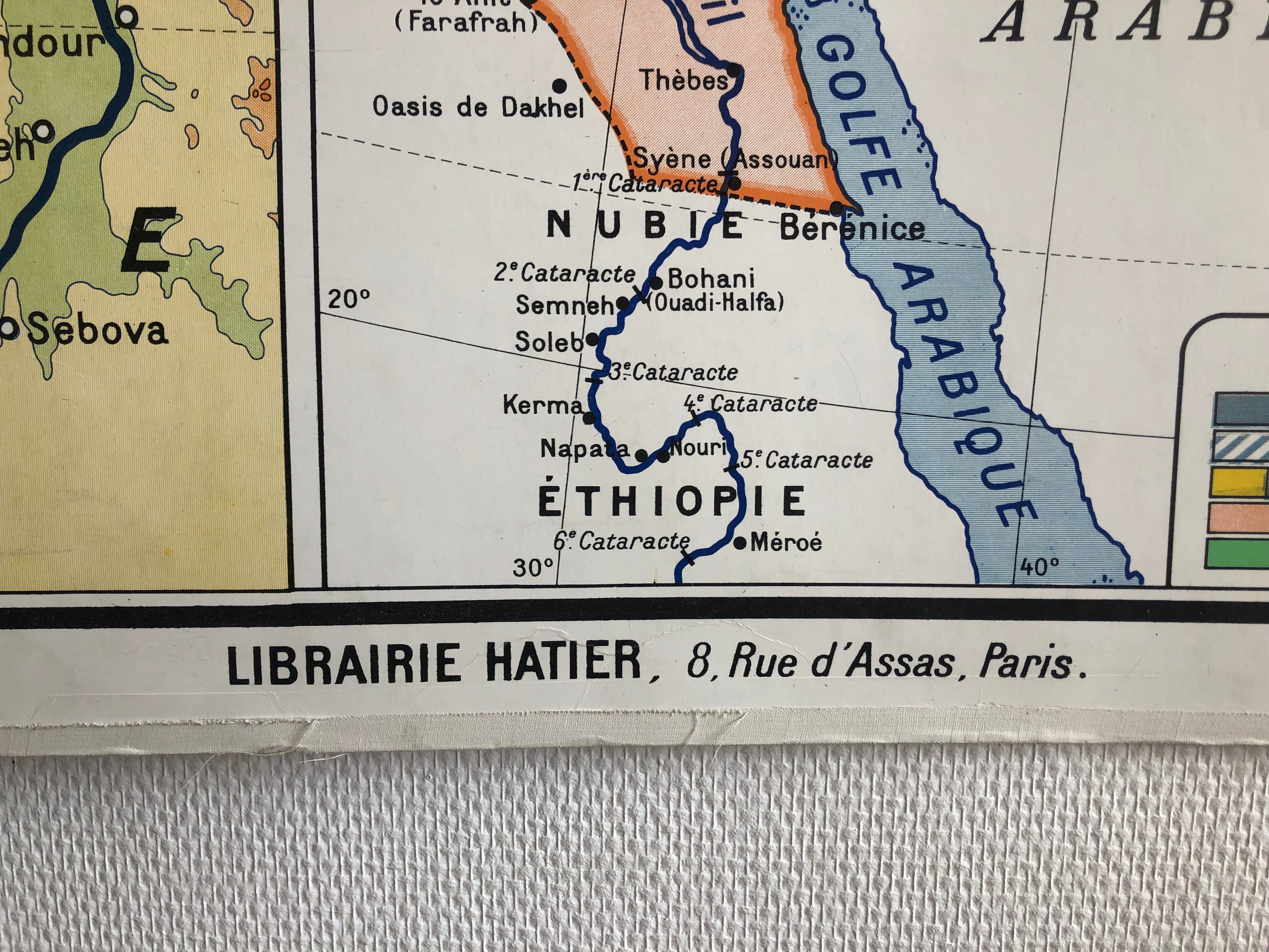 School map ancient Palestine, ancient Egypt