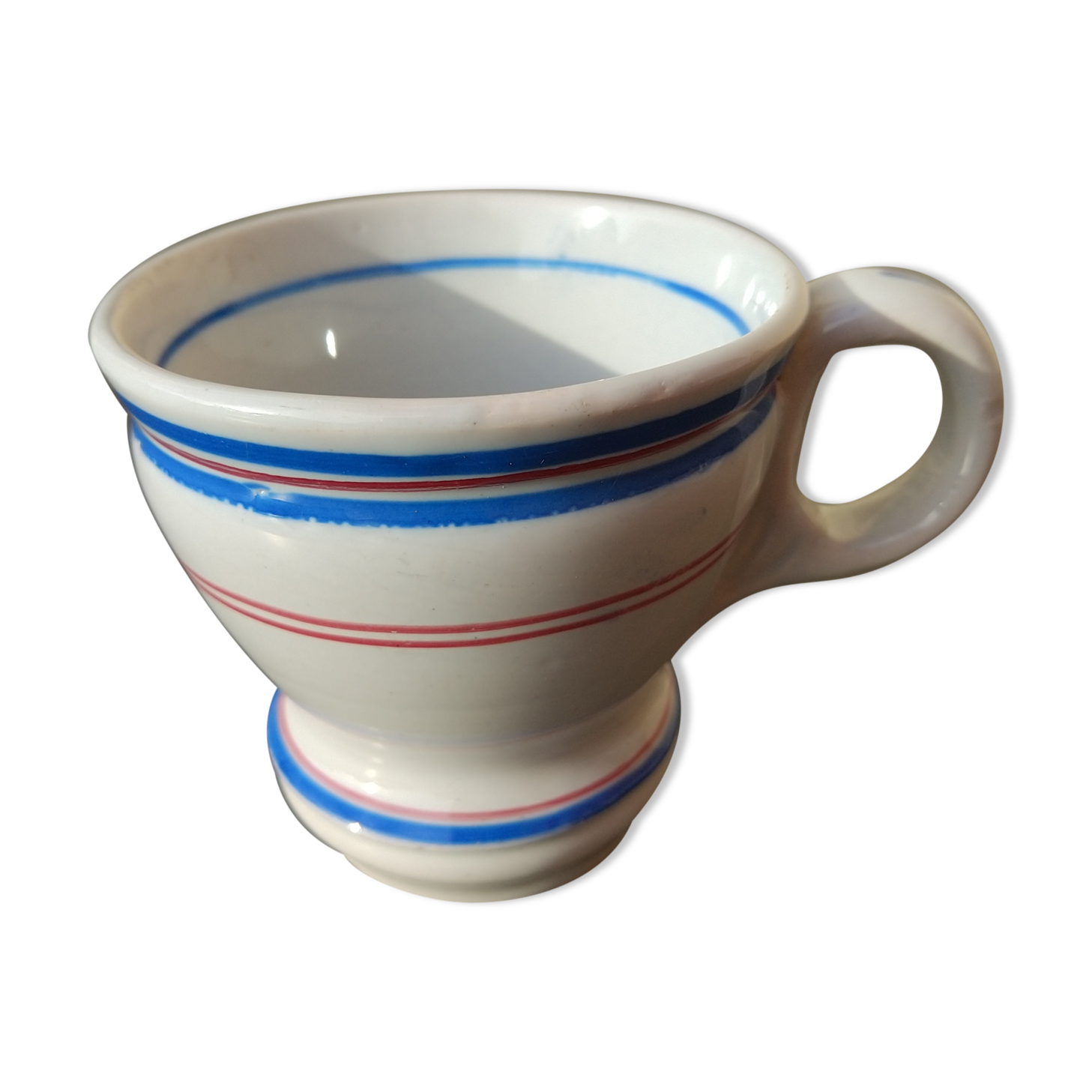 Tasse brûlot vintage en faïence