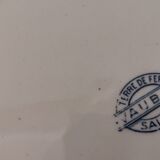 Set of 6 hollow plates Terre de Fer Salins Vauban collection