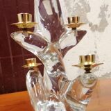 Schneider crystal candlestick - 4 light arms.
